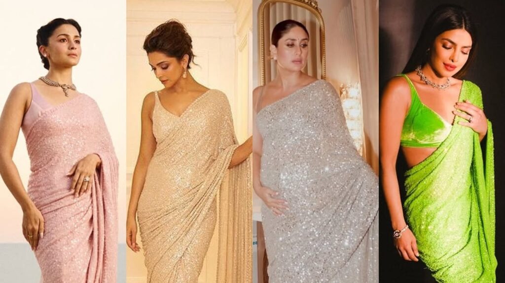 Alia Bhatt, Deepika Padukone, Kareena Kapoor and Priyanka Chopra wore same Sabyasachi saree in different colours: Pics | Fashion Trends