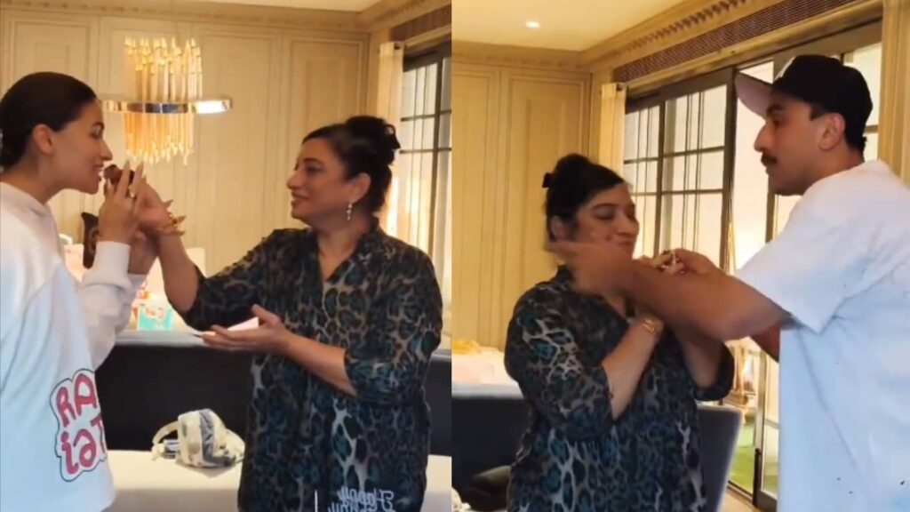 Alia Bhatt and mooch-waala Ranbir Kapoor celebrate their house manager’s birthday in new unseen video; watch