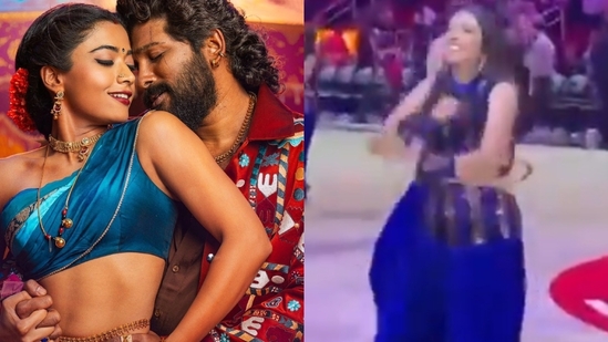 Allu Arjun, Rashmika Mandanna’s Peelings from Pushpa 2 takes over NBA halftime show. Watch