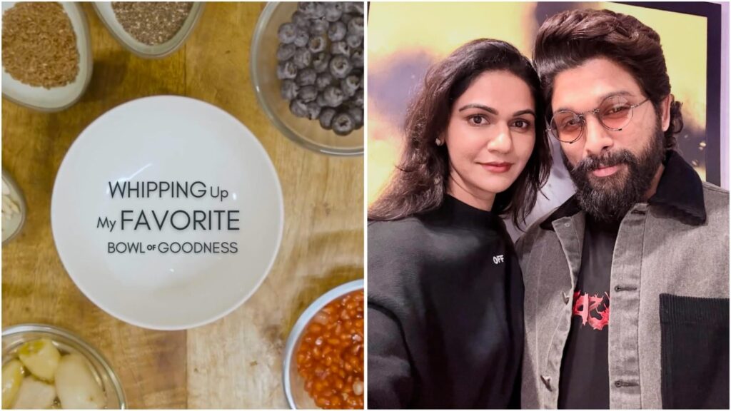 Allu Arjun’s wife Sneha Reddy whips up her ‘favourite bowl of goodness’; see her nutrient-packed chia seed recipe