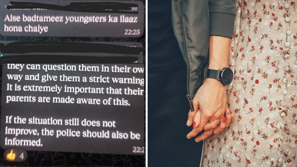 Angry neighbours see Delhi couple holding hands, threaten to call police: ‘Badtameez ka ilaaj hona chahiye’ | Trending