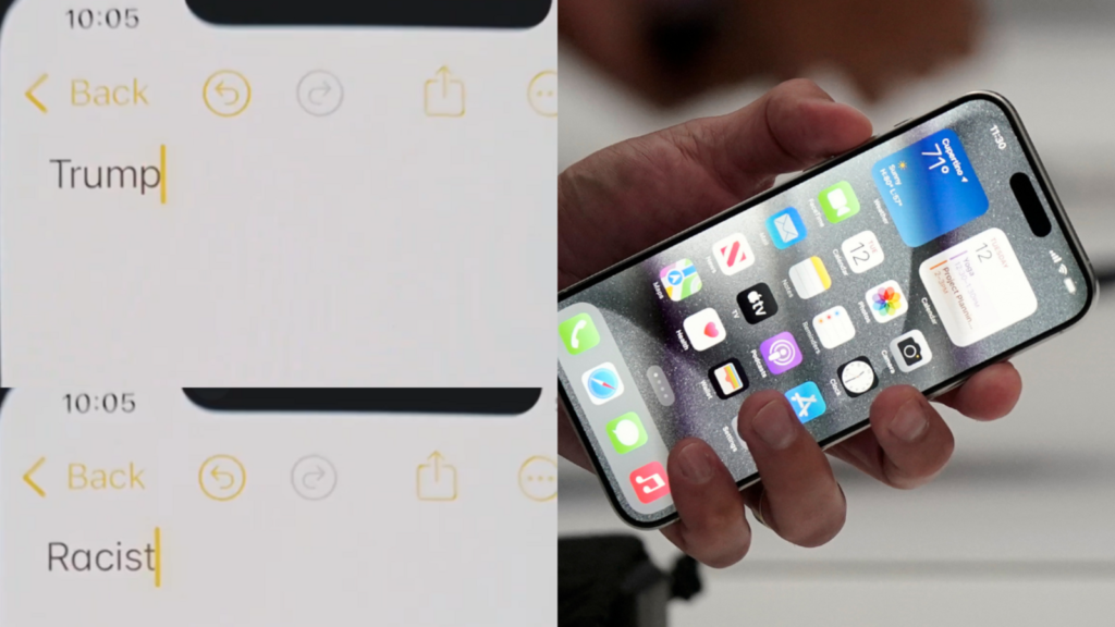 Apple responds after iPhone bug shows Donald Trump’s name when user says ‘racist’ in voice-to-text feature