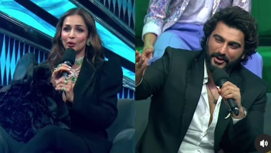 Arjun Kapoor teases ex-girlfriend Malaika Arora as they reunite on reality show, latter says ‘Aage badho’; watch