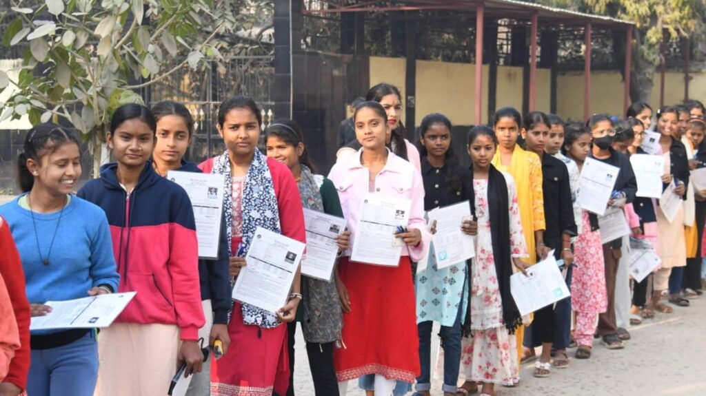 BSEB Bihar Matric Exam 2025 Day 2 in pics, candidates arrive at exam centre in Patna to appear for 10th board exam