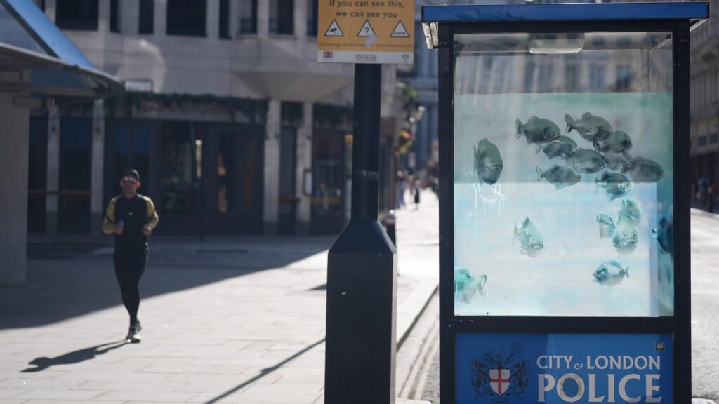 Banksy’s piranhas artwork to feature in new London Museum opening 2026