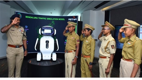 Bengaluru Police turns 4 children battling cancer into officers for a day | Bengaluru