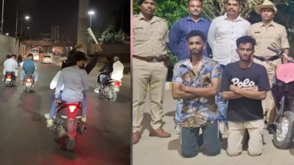 Bikers perform dangerous stunts on Bengaluru roads, arrested after video surfaces: ‘Beware BCP is watching you’ | Trending
