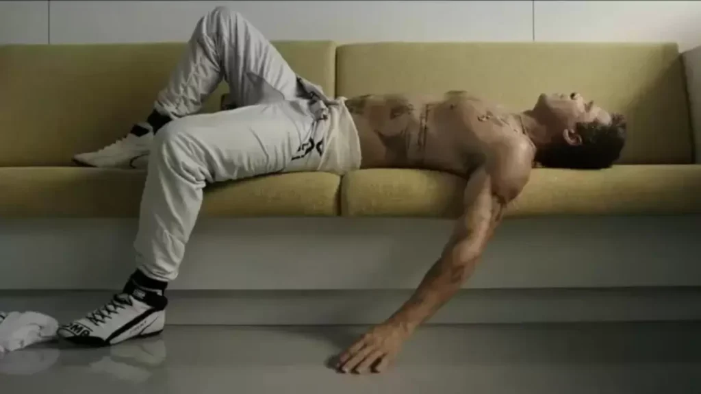 Brad Pitt shows off his tattoos as he goes shirtless in new teaser for F1
