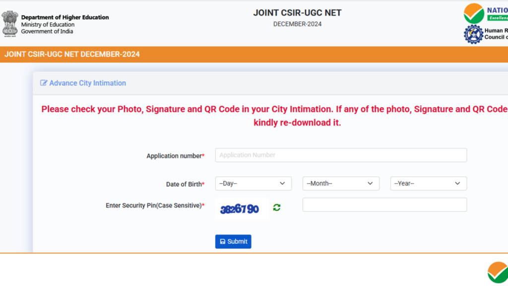 CSIR NET December exam city intimation slip out at csirnet.nta.ac.in, link here | Competitive Exams