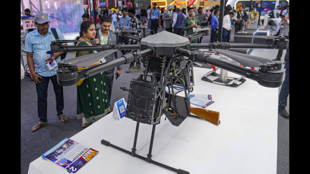 Challenging the Chinese with drones and robotics