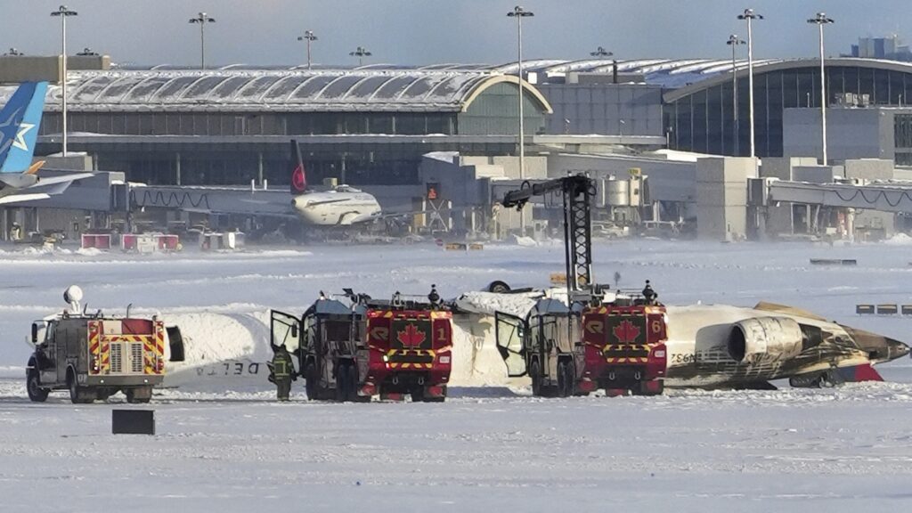 Crash, fireball, flip: New video shows Delta Airlines’ eventful landing | World News
