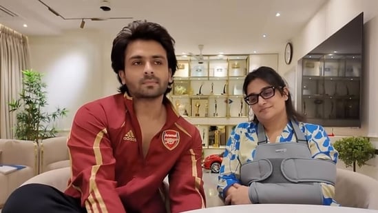 Dipika Kakar injures her left arm due to excessive physical activity, husband Shoaib Ibraim attributes it to ‘nazar’