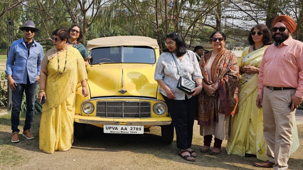Display of heritage, history and culture on wheels at vintage car rally in Lucknow