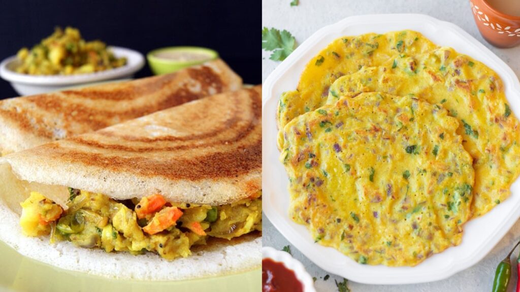 Dosa or moong dal cheela: Which is the healthier breakfast bite?