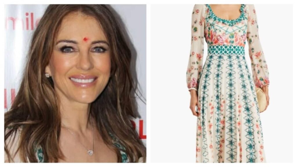 Elizabeth Hurley stuns in a cosy floral midi dress as she visits India; check how much it costs | Fashion Trends