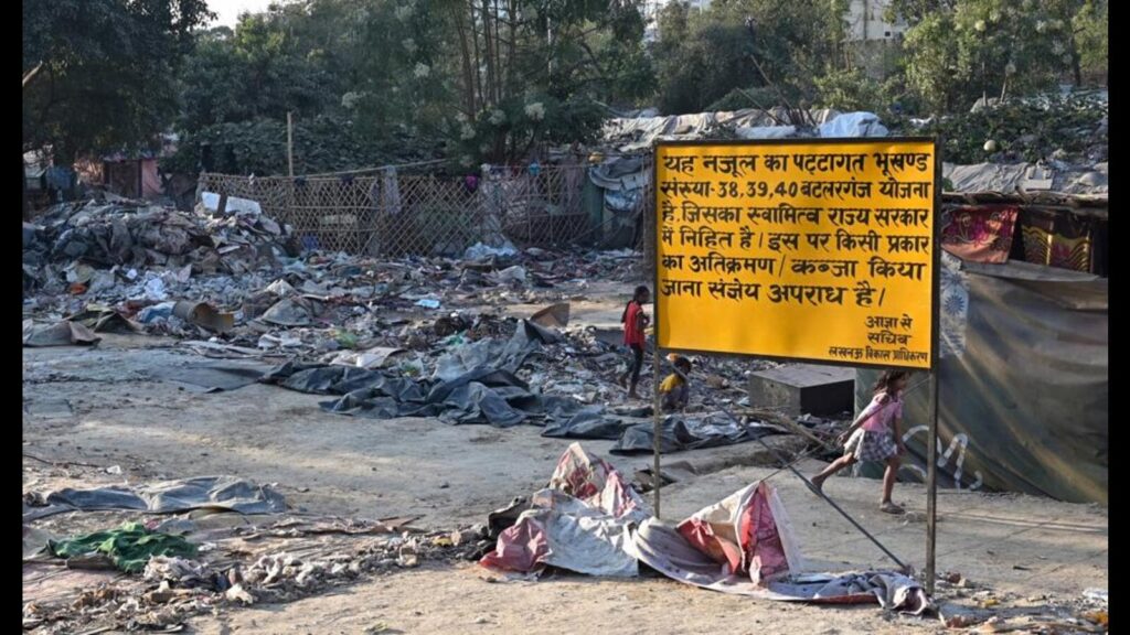 Eviction drive on encroached land near Balu Adda on hold