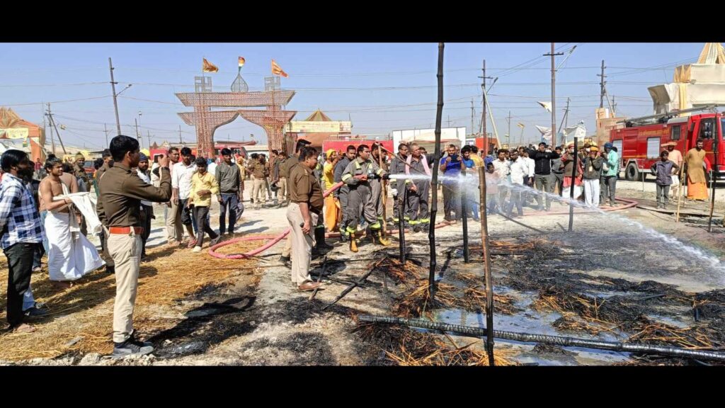 Fire breaks out in two camps at Mahakumbh, no casualties reported