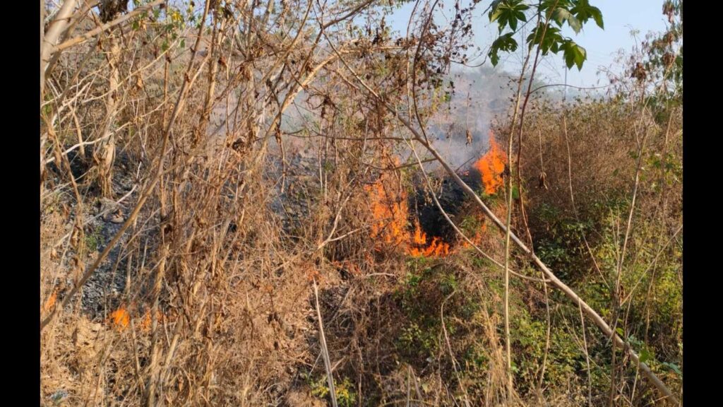 Forest dept issues notice to 15 societies for dumping garbage near Taljai hill