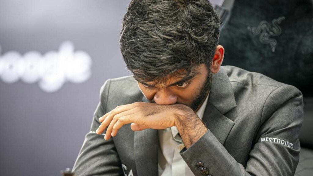 Gukesh resigns in 18 moves against Caruana in Freestyle Chess quarters