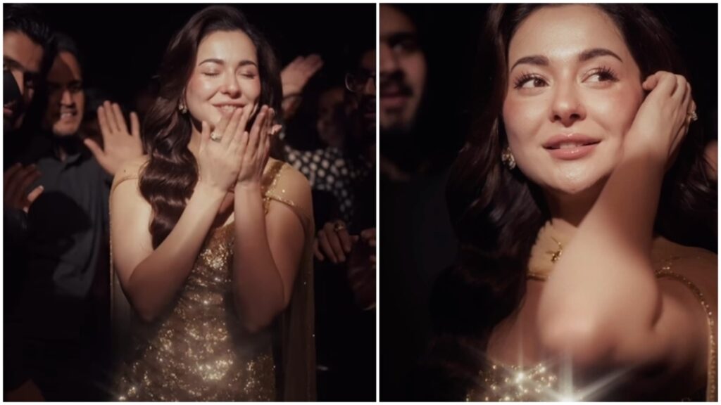 Hania Aamir drips in gold full Shantipriya from Om Shanti Om style in video; her Rahul Mishra gown steals the show | Fashion Trends