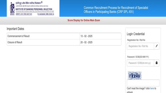 IBPS SO Mains Result 2025: Scorecard released at ibps.in, direct link to check here