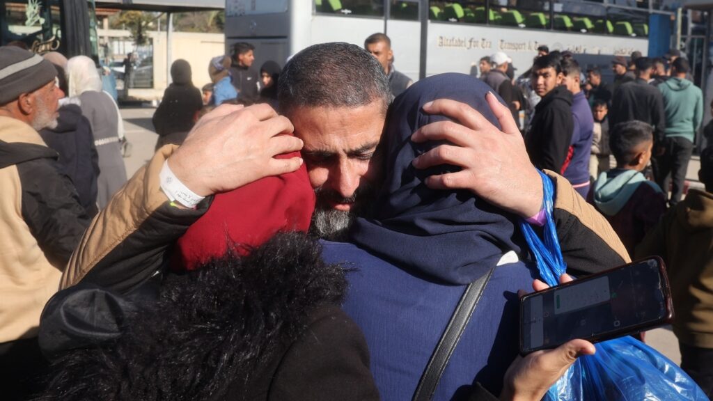 In Photos: Freed Israeli hostages, Palestinian prisoners celebrate emotional reunion with families
