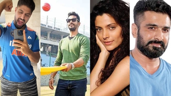 Ind vs Pak: Aparshakti Khurana, Angad Bedi, Saiyami Kher cheer for India
