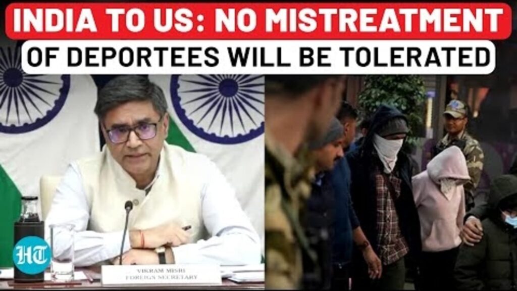India Talks Tough After US Flies Illegal Indian Deportees, Demands Dignity & Flags Mistreatment