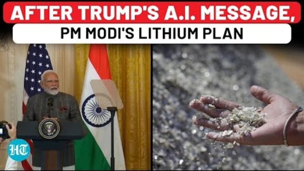 India-US To Beat China In Tech Race? PM Modi’s Lithium Plan After Trump’s AI Push | Tech