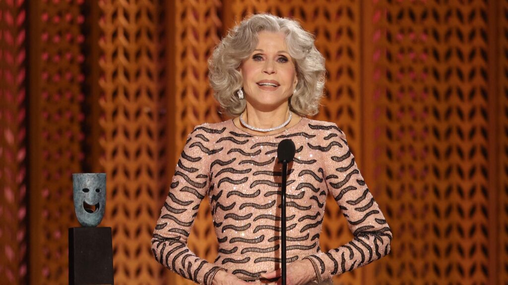 Jane Fonda urges Hollywood to lead with empathy in emotional SAG Awards speech: ‘Our job is to understand another human’ | Hollywood