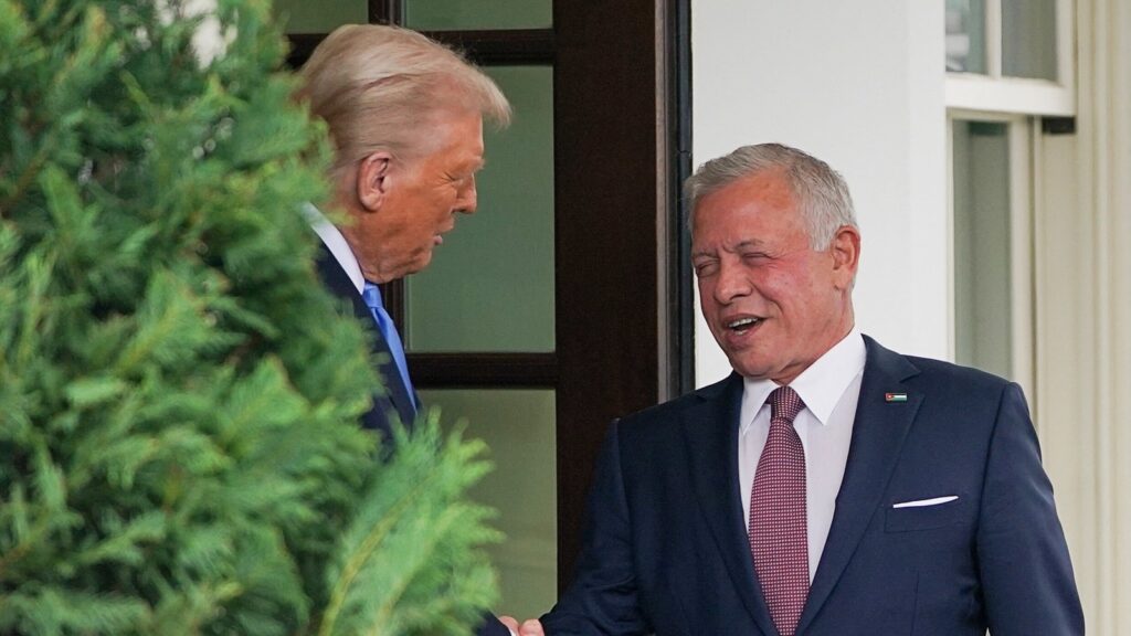Jordanian King Abdullah II agrees to accept 2,000 Gaza children as Trump eases off US aid threat