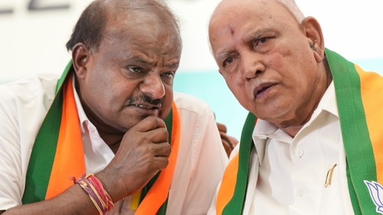 Karnataka BJP, NDA leaders hail PM Modi as party leads in 48 seats in Delhi Assembly polls | Bengaluru