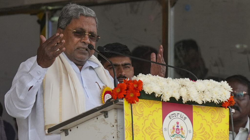 Karnataka CM Siddaramaiah prefers silence over ‘power-sharing pact’ in govt | Bengaluru