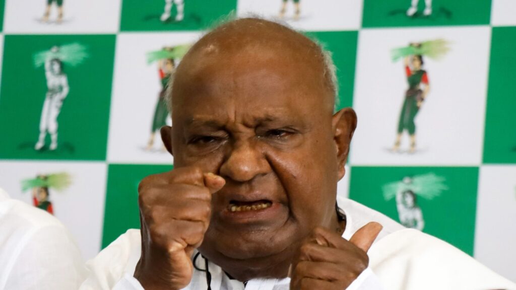 Karnataka deserves 25 TMC of water under Godavari-Krishna-Cauvery irrigation project: Deve Gowda | Bengaluru