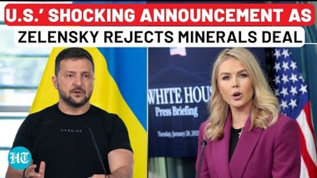 Karoline Leavitt’s Shocking Announcement On Ukraine War As Zelensky Rejects Trump’s Mineral Deal