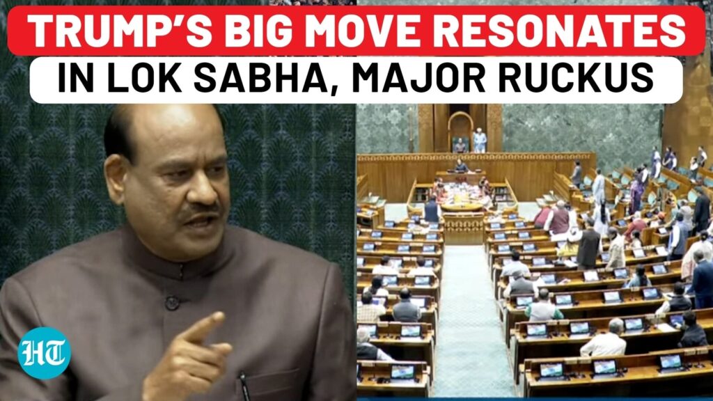 Lok Sabha Ruckus As Opposition Raises Slogans Over Deportation Of Indians From U.S., Speaker Says…