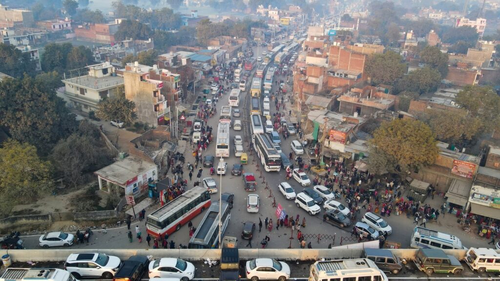 Maha Kumbh: Long queues of vehicles seen as traffic snarls hit religious fair | In pics