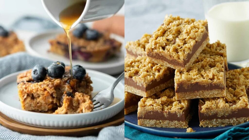 Make these 10 min, 3-ingredient high fibre oat bakes for when you want a low calorie sweet treat!