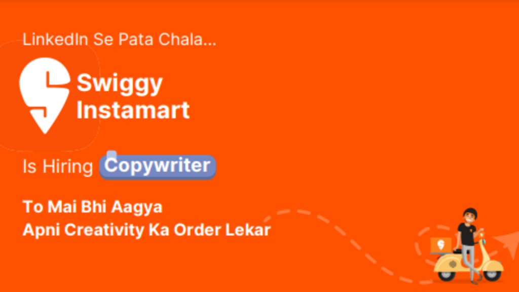 Man finds quirky way to apply for Swiggy Instamart job on LinkedIn: ‘10 minute mein reply kardo ab’