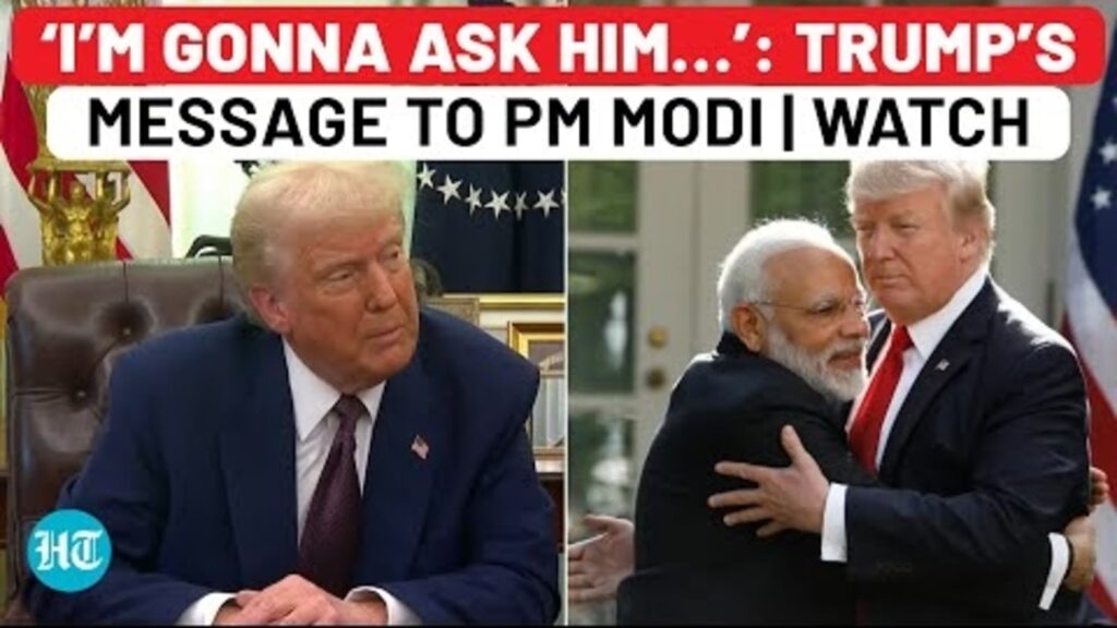 Minutes Before Meeting, Trump’s Message To PM Modi On Tariffs: ‘India Is a Very…’ | Modi Trump Meet