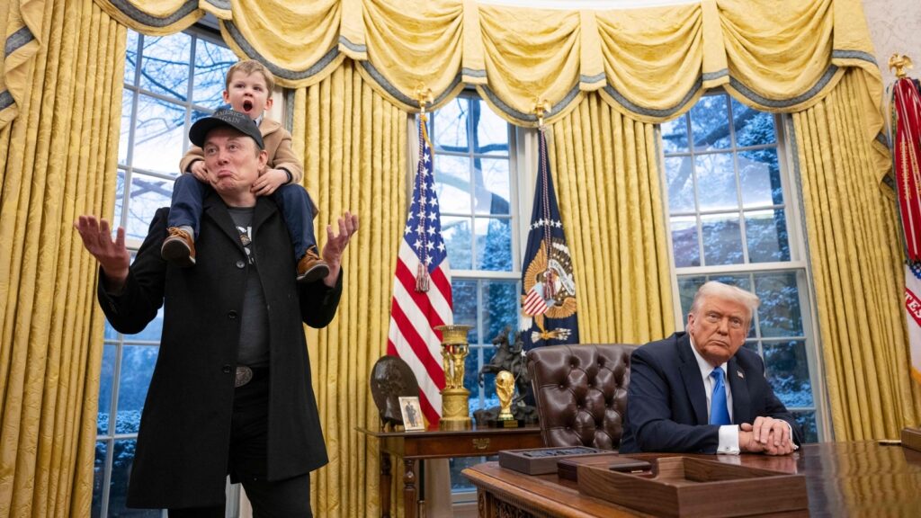 Musk, his son X Æ ‘X’ A-Xii make rare appearance at White House’s Oval Office | Photos