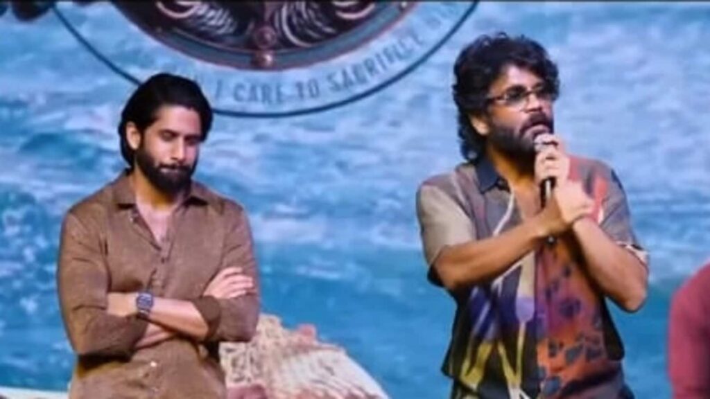 Nagarjuna says he finally saw son Naga Chaitanya smile during Thandel success meet