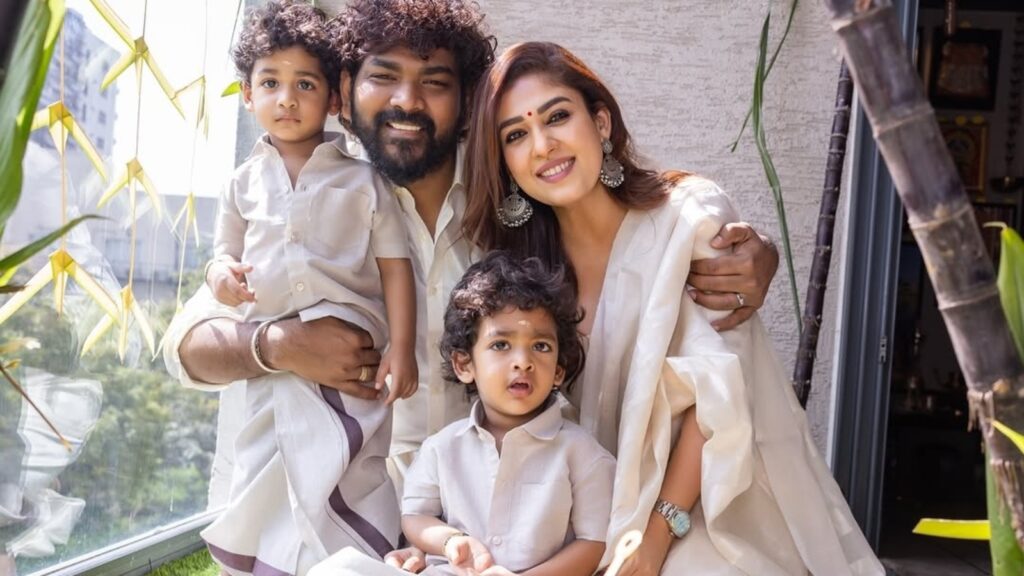 Nayanthara, Vignesh Shivan’s twins vibe to Jr NTR, Janhvi Kapoor’s Chuttamalle; fans call it ‘cute’. Watch