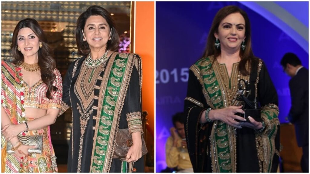 Neetu Kapoor wowed in embroidered suit at wedding; Nita Ambani wore it in 2015: Whose styling you liked best? | Fashion Trends
