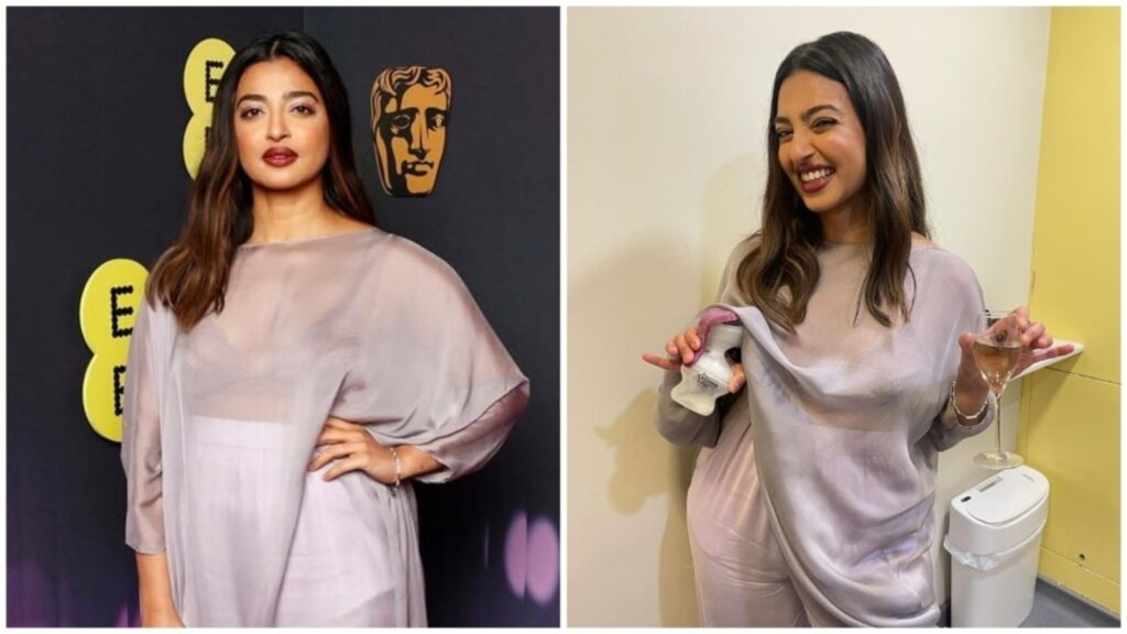 New mom Radhika Apte shares how she managed to breast pump for her baby during BAFTAs: See her candid post | Health