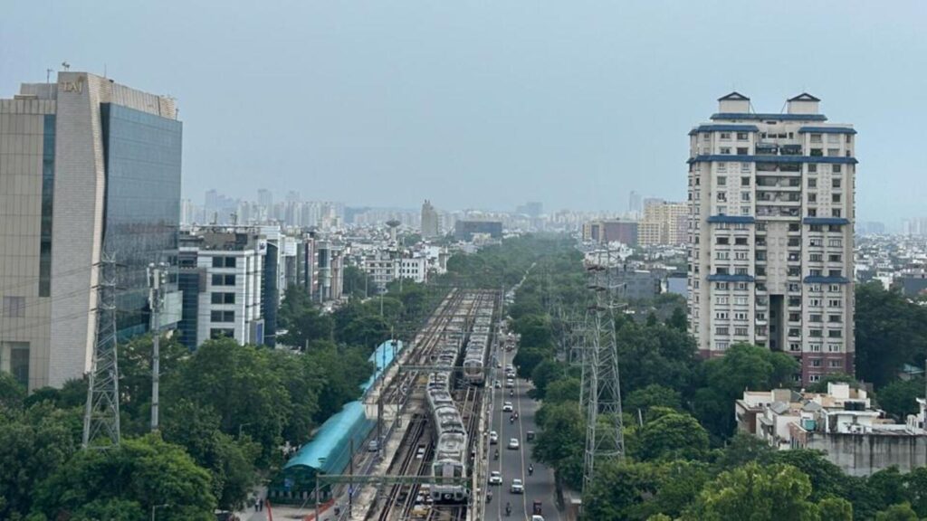 Officials inspect Shankar Chowk for proposed Metro, RRTS stns