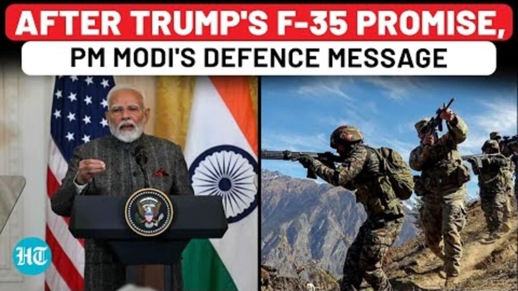 PM Modi’s Big Defence Message After Trump’s F-35 Most Advanced Fighter Jet Sale Revelation| India,US