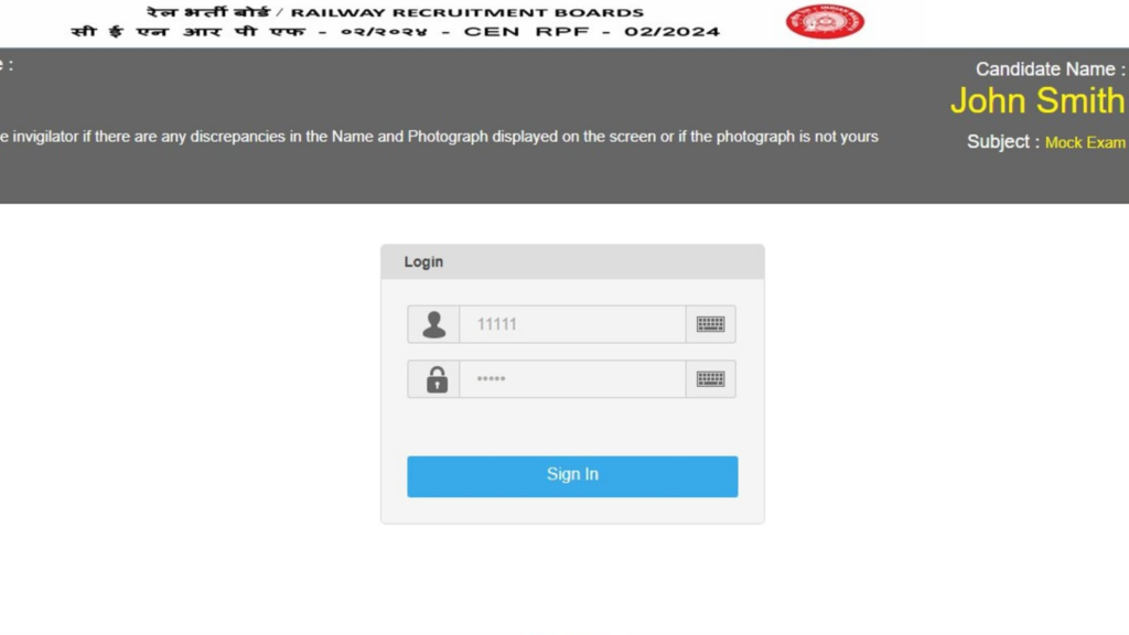 RRB RPF Constable mock test released, direct link here