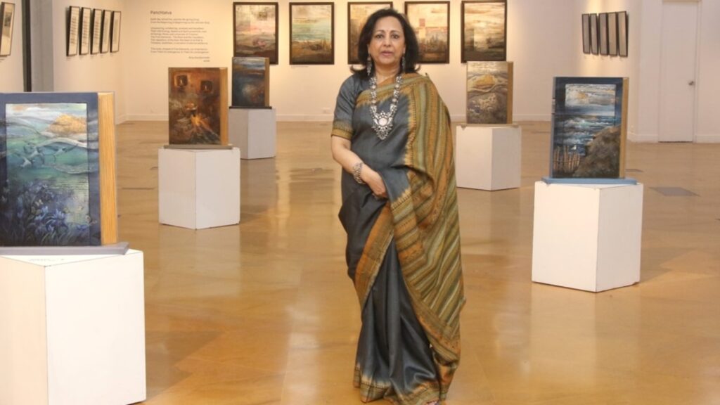 Rita Jhunjhunwala’s ‘Panchtatva’ exhibition explores five elements through art