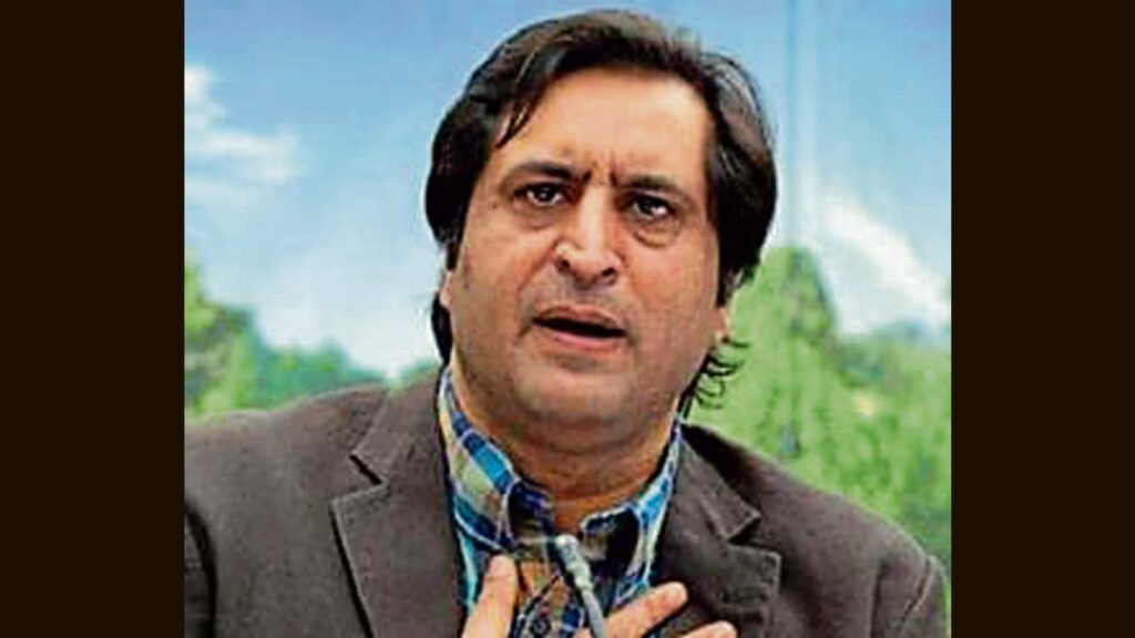Sajjad Lone submits resolution seeking restoration of Articled 370, 35A